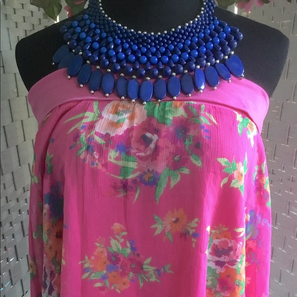 ππΈ Blue Statement Bib Necklace πΈπNewππΈ - Picture 7 of 13